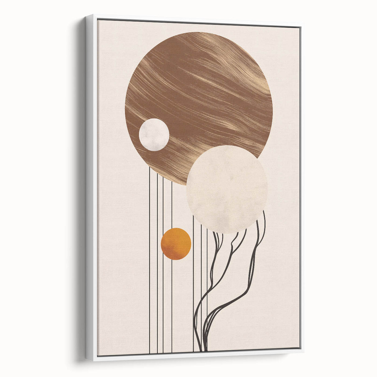 Artistic Bohemian Wall Art | Eclectic Boho Decor Canvas for Chic Interiors