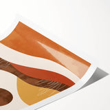 Eclectic Bohemian Wall Art | Artistic Boho Decor Canvas for Warm Interiors