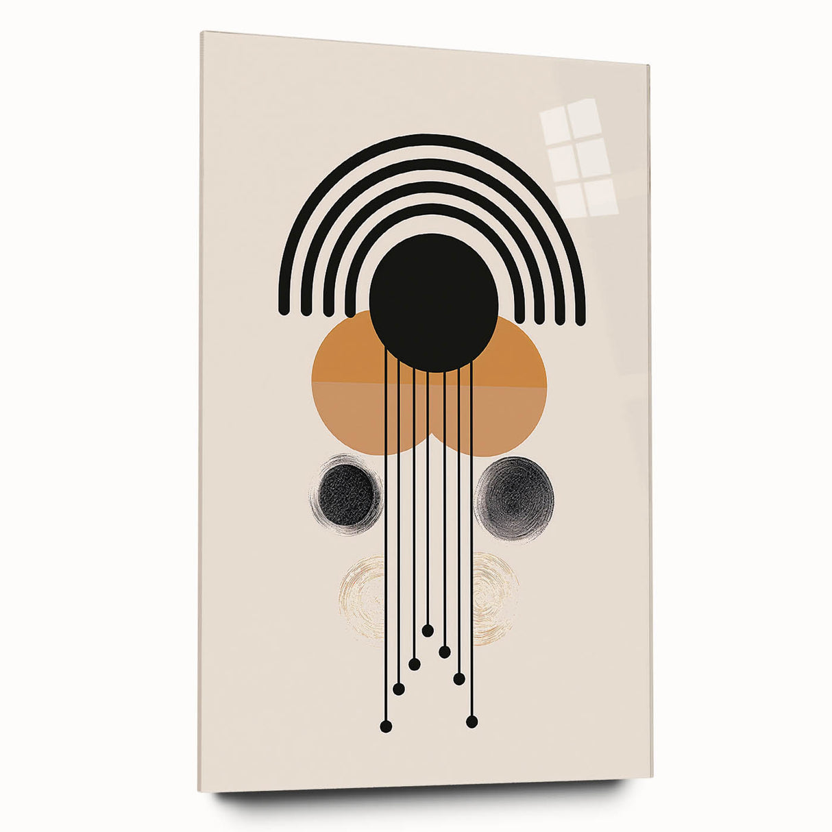 Modern Bohemian Wall Art | Eclectic Boho Decor Canvas for Urban Spaces