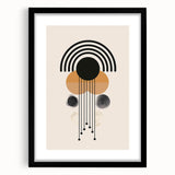 Modern Bohemian Wall Art | Eclectic Boho Decor Canvas for Urban Spaces