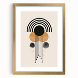 Modern Bohemian Wall Art | Eclectic Boho Decor Canvas for Urban Spaces