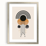 Modern Bohemian Wall Art | Eclectic Boho Decor Canvas for Urban Spaces