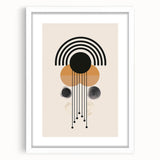 Modern Bohemian Wall Art | Eclectic Boho Decor Canvas for Urban Spaces