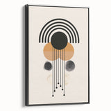 Modern Bohemian Wall Art | Eclectic Boho Decor Canvas for Urban Spaces