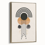 Modern Bohemian Wall Art | Eclectic Boho Decor Canvas for Urban Spaces