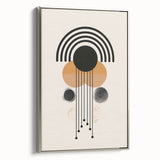 Modern Bohemian Wall Art | Eclectic Boho Decor Canvas for Urban Spaces