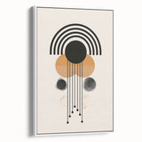 Modern Bohemian Wall Art | Eclectic Boho Decor Canvas for Urban Spaces