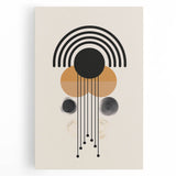 Modern Bohemian Wall Art | Eclectic Boho Decor Canvas for Urban Spaces