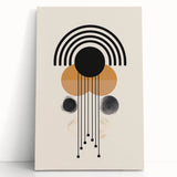 Modern Bohemian Wall Art | Eclectic Boho Decor Canvas for Urban Spaces