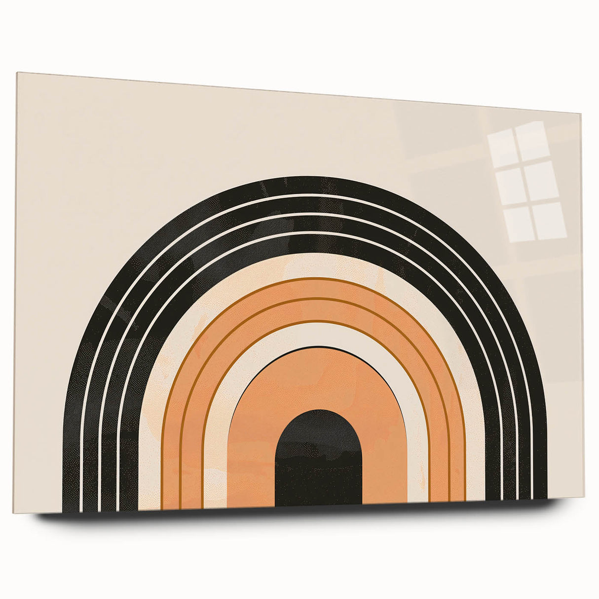 Boho Wall Art - Minimalist Geometric Arch Bohemian Canvas Decor