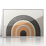 Boho Wall Art - Minimalist Geometric Arch Bohemian Canvas Decor