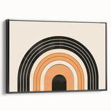 Boho Wall Art - Minimalist Geometric Arch Bohemian Canvas Decor