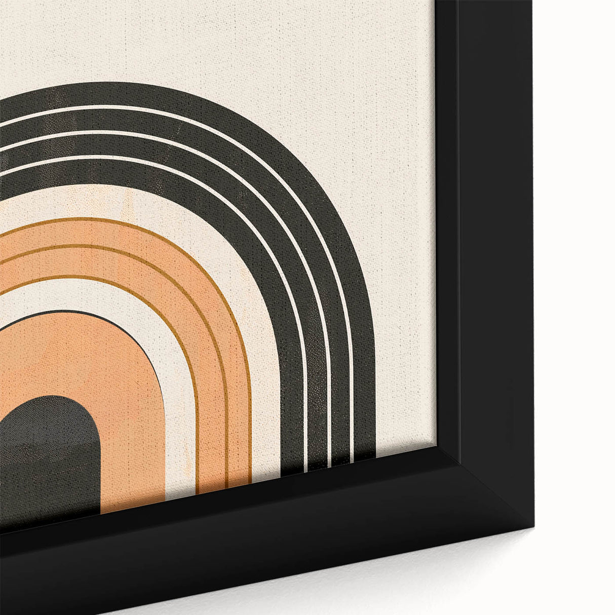 Boho Wall Art - Minimalist Geometric Arch Bohemian Canvas Decor