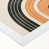 Boho Wall Art - Minimalist Geometric Arch Bohemian Canvas Decor