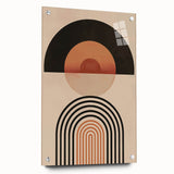 Geometric Bohemian Wall Art | Eclectic Boho Decor Canvas for Modern Homes