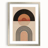 Geometric Bohemian Wall Art | Eclectic Boho Decor Canvas for Modern Homes