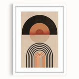 Geometric Bohemian Wall Art | Eclectic Boho Decor Canvas for Modern Homes