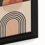 Geometric Bohemian Wall Art | Eclectic Boho Decor Canvas for Modern Homes