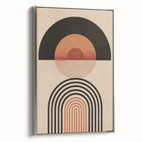 Geometric Bohemian Wall Art | Eclectic Boho Decor Canvas for Modern Homes