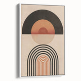 Geometric Bohemian Wall Art | Eclectic Boho Decor Canvas for Modern Homes