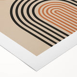 Geometric Bohemian Wall Art | Eclectic Boho Decor Canvas for Modern Homes