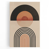 Geometric Bohemian Wall Art | Eclectic Boho Decor Canvas for Modern Homes