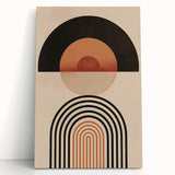 Geometric Bohemian Wall Art | Eclectic Boho Decor Canvas for Modern Homes