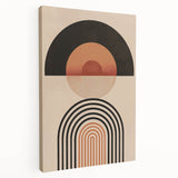 Geometric Bohemian Wall Art | Eclectic Boho Decor Canvas for Modern Homes