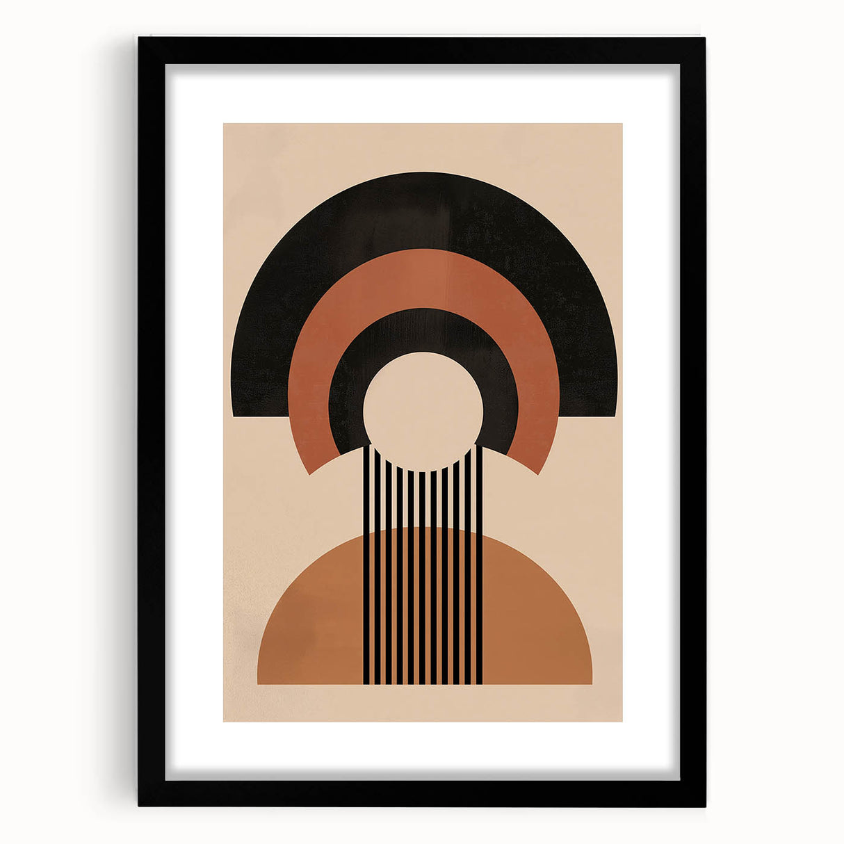 Bold Bohemian Wall Art | Geometric Boho Decor Canvas for Chic Spaces