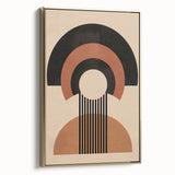 Bold Bohemian Wall Art | Geometric Boho Decor Canvas for Chic Spaces