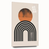 Minimalist Bohemian Wall Art | Geometric Boho Decor Canvas for Modern Homes