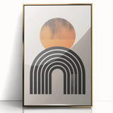 Minimalist Bohemian Wall Art | Geometric Boho Decor Canvas for Modern Homes