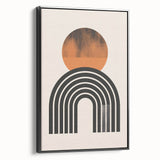 Minimalist Bohemian Wall Art | Geometric Boho Decor Canvas for Modern Homes