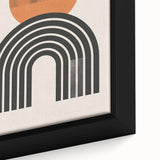 Minimalist Bohemian Wall Art | Geometric Boho Decor Canvas for Modern Homes