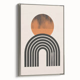 Minimalist Bohemian Wall Art | Geometric Boho Decor Canvas for Modern Homes