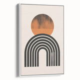 Minimalist Bohemian Wall Art | Geometric Boho Decor Canvas for Modern Homes