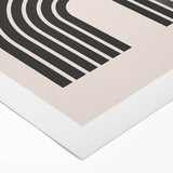 Minimalist Bohemian Wall Art | Geometric Boho Decor Canvas for Modern Homes