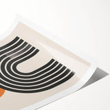 Minimalist Bohemian Wall Art | Geometric Boho Decor Canvas for Modern Homes