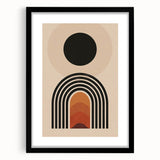 Modern Bohemian Wall Art | Geometric Boho Decor Canvas for Vibrant Spaces