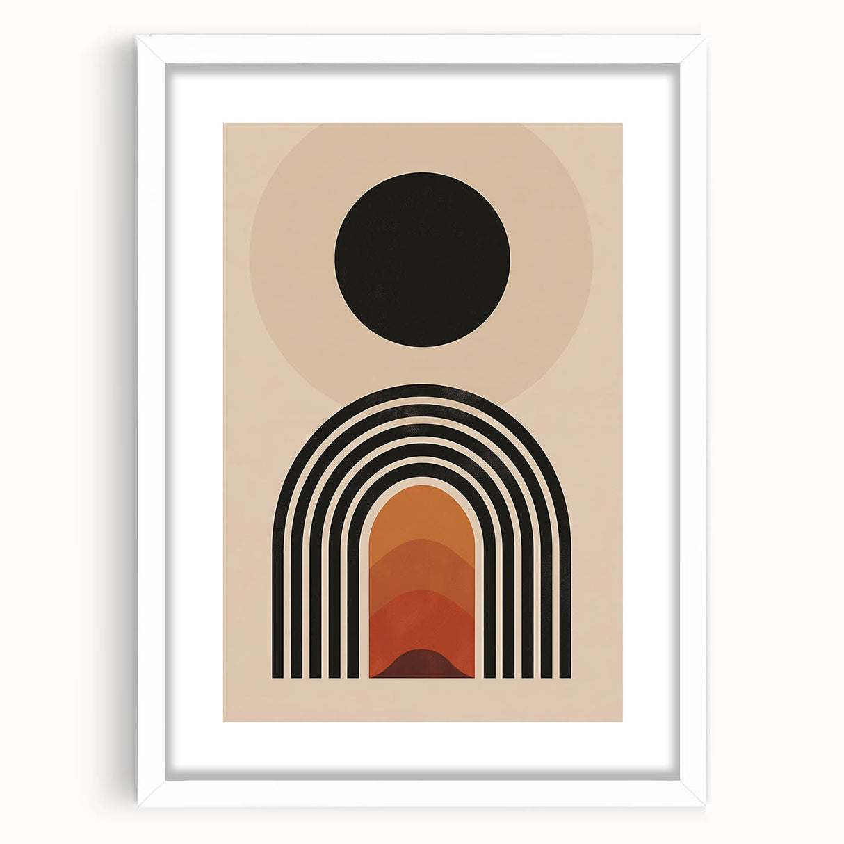 Modern Bohemian Wall Art | Geometric Boho Decor Canvas for Vibrant Spaces