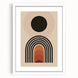 Modern Bohemian Wall Art | Geometric Boho Decor Canvas for Vibrant Spaces