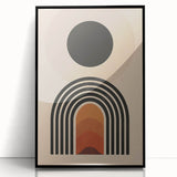 Modern Bohemian Wall Art | Geometric Boho Decor Canvas for Vibrant Spaces