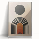 Modern Bohemian Wall Art | Geometric Boho Decor Canvas for Vibrant Spaces