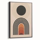 Modern Bohemian Wall Art | Geometric Boho Decor Canvas for Vibrant Spaces