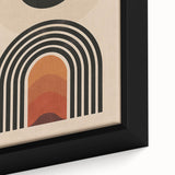 Modern Bohemian Wall Art | Geometric Boho Decor Canvas for Vibrant Spaces