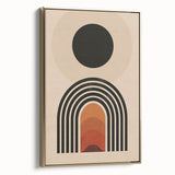 Modern Bohemian Wall Art | Geometric Boho Decor Canvas for Vibrant Spaces