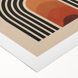 Modern Bohemian Wall Art | Geometric Boho Decor Canvas for Vibrant Spaces