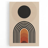 Modern Bohemian Wall Art | Geometric Boho Decor Canvas for Vibrant Spaces