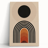 Modern Bohemian Wall Art | Geometric Boho Decor Canvas for Vibrant Spaces