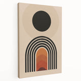 Modern Bohemian Wall Art | Geometric Boho Decor Canvas for Vibrant Spaces